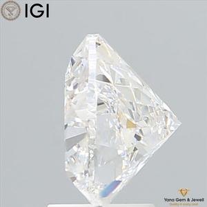 3,50 CT Bright Love CVD Lab Grown Heart Cut Diamante suelto 8,97 MM E Color VS1 Clarity IGI Certificado para anillo de corazón capturado - Product Image 5