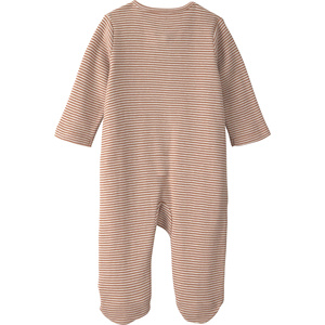 Mono de bebé con estampado adorable, cierre de cremallera y apliques en los pies, transpirable, ecológico, unisex, para todas las estaciones. - Product Image 5
