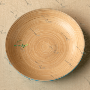 Platos de bambú vietnamitas cuidadosamente tejidos, platos ecológicos que te reconectan con la naturaleza, hechos a mano por artesanos locales - Product Image 2