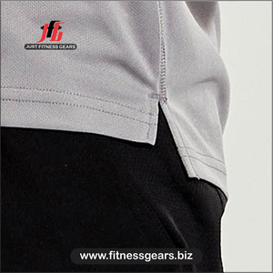 JUST FITNESS GEARS <b>Men's</b> O-Neck Gym <b>Singlets</b> 100% Polyester Tank Top <b>for</b> Fitness Bodybuilding Casual Breathable Knitted Weave - Product Image 4