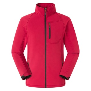 Wholesale Men and Women Bonded Casual Winter Windproof <b>Waterproof</b> Breathable Zipper Softshell <b>Jacket</b> Softshell Coat - Product Image 5