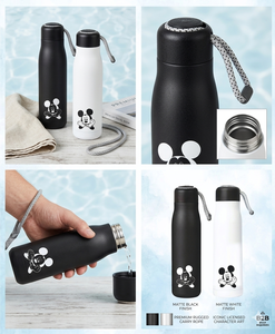 ขวดน้ำโลหะสำหรับเด็ก ลิวิยา ดิสนีย์ มิกกี้เมาส์ ปรับแต่งสีได้ พิมพ์ลายดิจิตอล บรรจุในกล่องของขวัญ - Product Image 2