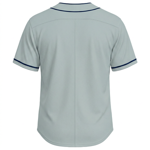 Maillot de baseball d'été respirant brodé sur mesure, uniforme d'équipe personnalisé, couleur personnalisée, 100 % polyester, impression numérique - Product Image 2
