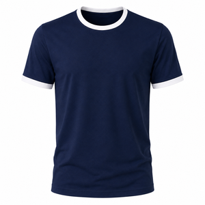 เสื้อยืดคอกลมแขนสั้นผู้ชาย รุ่นเรนเจอร์ ทรงปกติ ผ้าโพลีเอสเตอร์/คอตตอนเจอร์ซีย์ เป็นมิตรกับสิ่งแวดล้อม น้ำหนัก 320 กรัม เสื้อลำลองใส่สบายสำหรับฤดูร้อน - Product Image 1