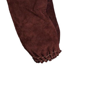 Leather Welding Cape Sleeve Safety Welding Sleeves <b>Flame</b> Retardant Top Quality Split Leather Welding Sleeves - Product Image 5