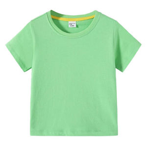 เสื้อยืดนักเรียนเด็กสีขาว แขนสั้น คอกลม ผ้าฝ้ายถัก สกรีนโลโก้ได้ ใส่สบายๆ - Product Image 6
