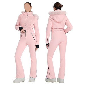 Traje de Esquí de Una Pieza para Mujer, Ajustado, Impermeable, Cortavientos, para Snowboard, Invierno, Aire Libre, Aislado - Product Image 4