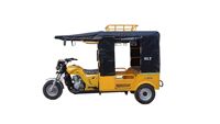 Tricycle Passager TUK TUK Bajaj Indien 150 CC à Moteur Essence Monocylindre Quatre Temps Refroidi par Eau pour 6 Personnes