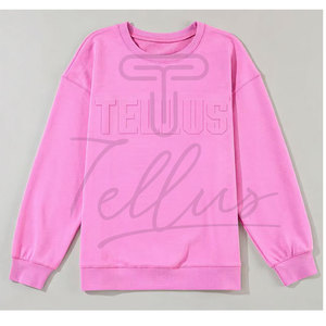 Customized Logo Blank Sweatershirt Solid Color Streetwear Unisex Crewneck <b>Sweatshirts</b> Heavyweight <b>Plain</b> <b>Sweatshirts</b> - Product Image 5