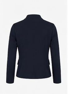 Blazer ouvert sur le devant pour femme, veste hussarde à manches longues boutonnée, col Peter Pan, vêtement de travail, vêtement d'extérieur - Product Image 4