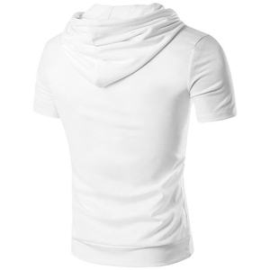High Quality Short Sleeve Hoodies OEM ODM Custom Design Cotton Hooded Sweatshirt for <b>Men</b> Women Hoodies Wholesale Manufacturers - Product Image 6