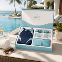 Boîte cadeau magnétique en carton rigide personnalisée, multi-compartiments, finition mate, OEM