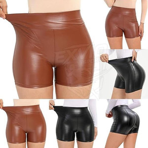 Shorts de Cuero para Mujer, Casuales, Ligeros, Transpirables, de Alta Calidad - Product Image 4
