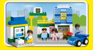 Juego de Bloques de Construcción y Minifiguras de Plástico OXFORD para Niños Pequeños, Juego de Imitación para Preescolares de 3 Años o Más, Hecho en Corea - Product Image 4