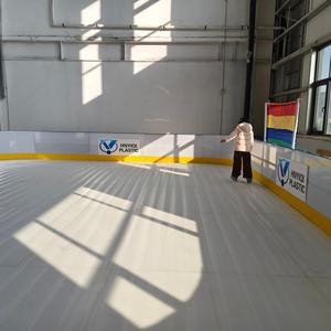 Technologie de surface de patinage UHMWPE avancée, résistante à l'usure et aux chocs, patinoire synthétique d'entraînement - Product Image 5