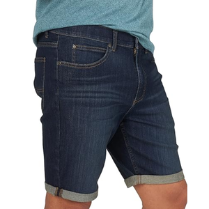 Shorts de Mezclilla Personalizados en Tono Oscuro para Hombre, Shorts Clásicos de Jean, Casuales, de Verano, Estilo Vintage, para Uso Diario - Product Image 5
