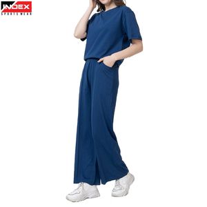 Conjunto de Camiseta y Pantalones Deportivos para Mujer, Tejido Ligero y Transpirable, Ropa Deportiva Cómoda para Gimnasio y Fitness - Product Image 1