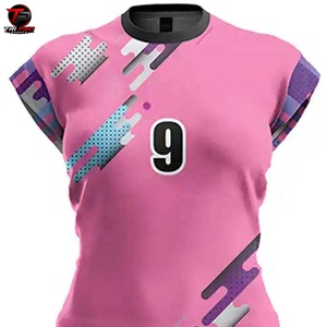 Conjunto de Camiseta y Pantalones Cortos de Voleibol para Mujer, Uniforme Deportivo de Poliéster Transpirable de Secado Rápido, Kit Personalizado para Equipo - Product Image 2