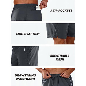 High Quality Summer <b>Boxer</b> Workout Joggers Running Gym Shorts For Men Athletic <b>Polyester</b> Nylon Fitness Sports Pant Sport Short - Product Image 3