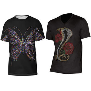 Camiseta con pedrería que añade brillo tanto a la ropa informal como a las fiestas. - Product Image 5