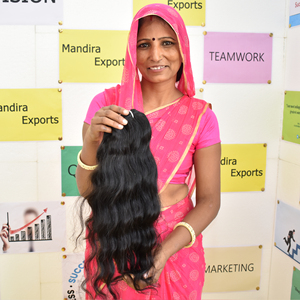 Cabello Humano Natural Ondulado 100% Virgen de Proveedores Vietnamitas, Color Negro, Ondas Profundas Sueltas, Sin Procesamiento Químico - Product Image 6