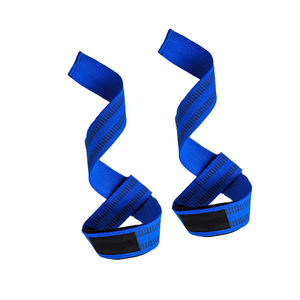 Hot Selling <b>Weight</b> Lifting Straps Hand Grip Support Natural Rubber PVC Adjustable Elasticity Private Label Men <b>Women</b> Custom - Product Image 4