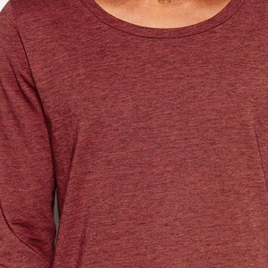 Thoải Mái Đúng Để Phù Hợp Với Đầy Đủ Tay Áo Vòng Cổ Người Đàn Ông <span class=keywords><strong>T</strong></span> Shirt Với 100 Cotton <span class=keywords><strong>Slub</strong></span> Mềm <span class=keywords><strong>Jersey</strong></span> Bangladesh Bán Buôn Quần Áo - Product Image 5