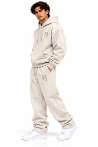 Conjunto Deportivo de Dos Piezas para Hombre, Sudadera con Capucha y Pantalones de Felpa Gruesa Personalizados, Estilo Urbano, Ropa Deportiva para Gimnasio - Product Image 3