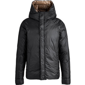 Chaqueta de Plumón con Capucha para Hombre, Negra, Cortavientos, con Cierre de Cremallera, Informal, para Invierno, Corte Regular, Exterior de Poliéster - Product Image 4
