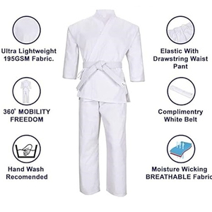 Uniforme de Judo Profesional y Duradero, Ligero, de Secado Rápido, Personalizable para Artes Marciales, Servicio OEM, Tela de Poliéster/Algodón - Product Image 6