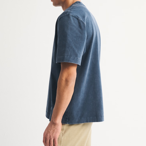 Camiseta de Hombre con Logotipo Personalizado, Lisa, Teñida con Ácido, de Secado Rápido, Informal y para Uso Diario, 100% Algodón, Lavada con Ácido - Product Image 4