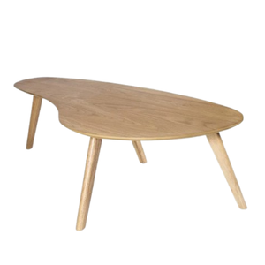 Muebles modernos para sala de estar Mesa de centro de madera maciza con mesa central de color natural Muebles de madera de alta calidad - Product Image 3