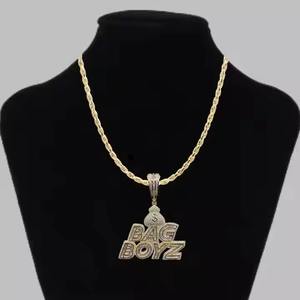 Colgante de Lujo Chapado en Oro Real de 18K con Incrustaciones de Diamantes, Joyería Hip Hop, Colgante Personalizado de Moda, Colgante de Joyería para Hombre - Product Image 4