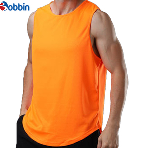 BOBBIN INDUSTRIES Camisetas sin Mangas de Verano para Hombre, Estilo Hip Hop, Tejidas, 100% Algodón, Color Sólido, Tallas Grandes - Product Image 3