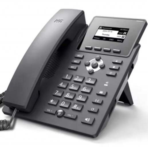 Low Cost MAXCOMM M12 VoIP Phone with Wired LAN for Business