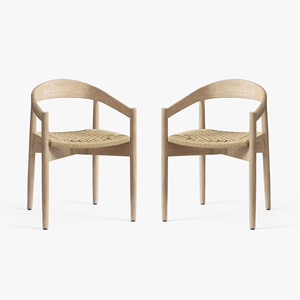 Mesa de Jardín de Teca Resistente y 6 Sillas, Diseño Moderno de Muebles para Exteriores, Juego de Comedor de Madera Estilo Restoration Hardware - Lacon - Product Image 2