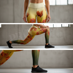 Whole Sale Causal <b>Tight</b> Fitted Yoga Leggings Custom Brand Name Gym Workout Running Fitness Tummy Control Compression Pants - Product Image 4