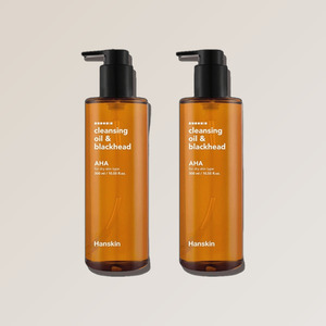 Huile nettoyante coréenne BeulraekhedeuCleansingOil K-Beauty Hanskin pour points noirs AHA 300ml 2 pièces Fabriqué en Corée - Product Image 2