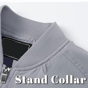 Chaqueta bomber para hombre a bajo precio en venta, estilo y logotipo personalizados en chaquetas para hombre, poliéster impermeable de alta calidad. - Product Image 2
