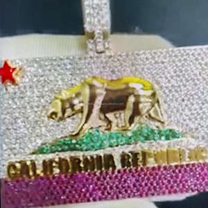 Collar con colgante de estrella de David judía de oro de 14K con colgante de moda grabado con abalorio de letra personalizada - Product Image 5