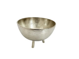 Tazón de Servir de Metal Dorado, Tazón Decorativo Redondo con Acabado Artesanal para Centro de Mesa de Fiesta, Exhibición de Alimentos, Decoración del Hogar - Product Image 4