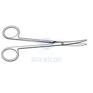 Ciseaux Metzenbaum 15 cm / 6 pouces, ciseaux chirurgicaux courbes à bout arrondi, acier inoxydable, instrument chirurgical - Product Image 5