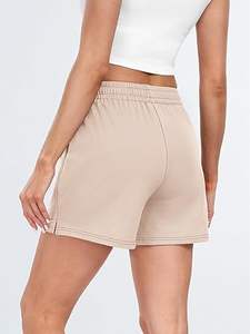 Shorts Deportivos de Algodón Personalizados para Mujer, Shorts Casuales con Cordón para Mujer - Product Image 2