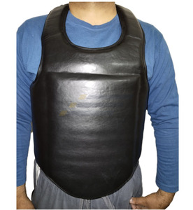 Wholesale Price Black-Color Chest Guards New Design Leather Made Chest Guards for <b>Boxing</b> Training Chest Guards - Product Image 1
