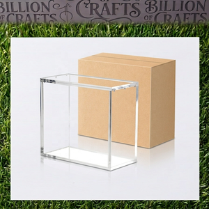 กล่องอะคริลิคใสพร้อมที่วางป้ายแบบเอียงสำหรับเก็บการ์ดสะสม - Product Image 3