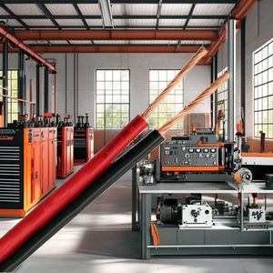 Cable Eléctrico Rojo y Negro PE 1 AWG CE para Extensión Inteligente, Cable de Alimentación de Par Paralelo Trenzado de Aluminio Revestido de Cobre de 2.5mm² para Calefacción - Product Image 4