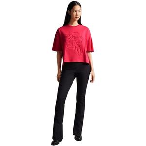 เสื้อยืดคอตตอนเข้ารูปสำหรับผู้หญิง2025ระบายอากาศผลิตจากปากีสถาน - Product Image 5