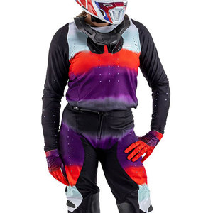 Maillot de motocross pour femmes avec sublimation personnalisée, chemise de course MX, vêtements de conduite tout-terrain, fabricant OEM d'exportation au Pakistan - Product Image 5