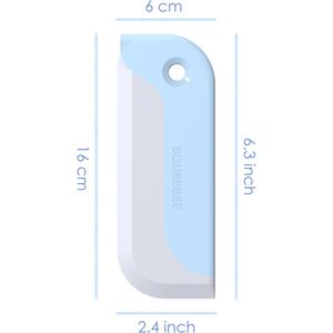 Set di 3 Piccoli Raschietti per Finestre, Specchi, Vetri del Bagno, Doccia, Piani di Lavoro della Cucina e Lavelli - Product Image 2