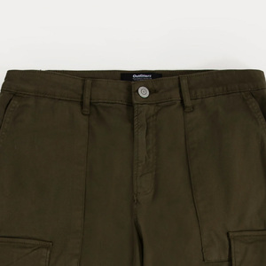 Custom Men's Slim Fit High Stretch Business Casual <b>Trousers</b> Canvas Nonwoven Weaving Method Waterproof Breathable Eco-Friendly - Product Image 2